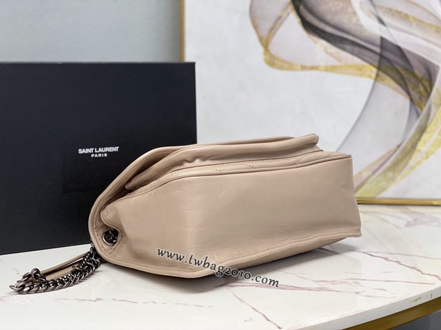 YSL专柜款女包 聖羅蘭經典款niki油蠟皮包包 YSL肩背斜挎包 498894  jjh1030